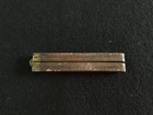 Antique No  69 Wood Folding Rule 12-inch Brass Joints Early Ruler Tool