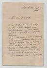 Fr  d  ric Godet - Long Autographed Letter Signed To Mlle Risler - 6 Pages - 1886