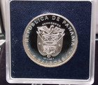 1979 Republic Of Panama 5 Balboa Proof Silver Coin Box   Coa Ecc c  Inc 