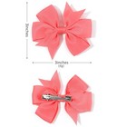 40pcs 3 Inch Hair Bows For Girls Grosgrain Ribbon Toddler Accessories With Allig