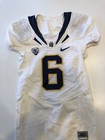 Game Worn Used Nike Cal Golden Bears Football Jersey  6 Size 40