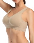 Coobie Women   s Seamless Bra Wide Straps  Wire-free Everyday Bralette