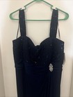 Nwt Women   s R m Richard   s 2 Piece Navy Blue Gown Mother Of The Bride Size 18