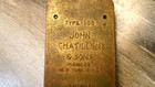 Vintage Hanging Scale Brass Face John Chatillon   Sons Type 100 New York Usa 50 