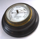 Antique Victorian Barometer By Negretti   Zambra London No 4752 On Thick Oak
