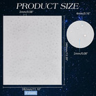 Iron-on Crystal Transfers - 6 Sheets Of Ab Color Glitter Rhinestone Patches