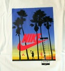 Nike Air Boys Tee White With Sunset Logo And Palm Trees T-shirt Ci9649-100 
