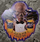Vtg 1995 Budweiser Bud Ice Tales From The Crypt Halloween Promo Double Sided 