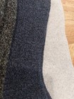 3 Pair Socks Gray Navy Dk Gray  Civil War Reenacting Mountain Man Pioneer Modern