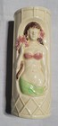 Vtg  Orchids Of Hawaii Bikini Hula Girl W flowers Tan Tiki Mug Ceramic Set Of 2