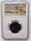 Julius Caesar   Ae Dupondius   46-45 Bc   Ngc Vf   Crawford 476 1a