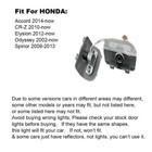 2 Led Hd Door Projector Puddle Welcome Shadow Lights For Honda Accord 2014-2022