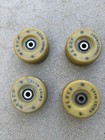 Weber Swiss Made Rollerskate Wheels Bearings  w o Spacers  Vintage  4 