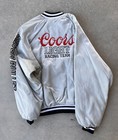 Vintage Coors Light Racing Team Jacket L Drag Boat Silver Bullet Cecil Florence