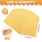 Colored Vellum Paper  60 Sheet Bright Gold 8 5  X 11  Printable Vellum Paper