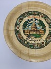 Mid Century Bamboo Souvenir Tray Washington Dc Americana Retro Barware Vintage