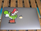 Mario Yoshi Nintendo Macbook Sticker Decal Macbook Pro air  All Models 13 15 17