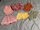 Lot Of 5 Handmade Shorts And 1 Skirt Size 2t-4t