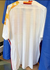 Spain 2016 Away Shirt Xl Adidas Euro Match Jersey White Red Geometric Heat Map