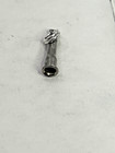 Vintage  925 Sterling Silver 3d Horn Charm For Charm Bracelet