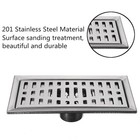 Stainless Steel Tile Linear Shower Floor Drain Grate Wetroom Bathroom Channel