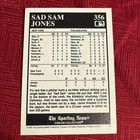 1992 The Sporting News Conlon Collection Sad Sam Jones Card  356 Yankees Vg O c