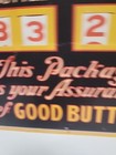 Vintage 1940   s General Store Display Cardboard Sign Advertisement Butter Eggs