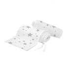 Breathable Baby Classic Mesh Crib Liner - Starlight White   Gray