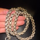 Vintage Indigenous Handmade Skull Head Antique Collection Silver Bracelet 895458