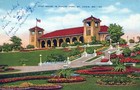 Rest House In Forest Park Posted St  Louis Missouri Vintage Linen Post Card