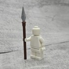 5pack Spear Blocks Weapons Accessories For Minifigures C7sp03 Brown Gray