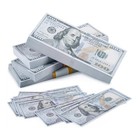 100 400x Prop Fake Looks Money Pretend Play Toys Bills For Music Birthday Party