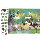 Wooden Jigsaw Puzzle For Adults By Foxsmartbox -425 Pieces- American Winter Life