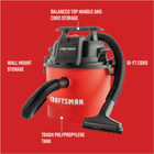 Craftsman 2 5-gallons 2-hp Corded Wet dry Shop Vacuum With Accessories Included