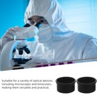  2 Pcs Microscope Eyepiece Cover Binocular Guard Cups Binoculars Rubber