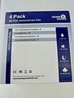 Four 4mp Poe Security Camera System Outdoor Video Home Pack Night Vision Audio
