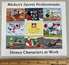 St  Vincent Disney Stamps-souvenir Sheet-mickey s Sports Pros--scott  2250 --mnh
