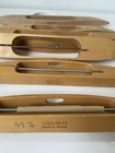 6x Swedish Glimakra Weaving Wood Boat Shuttle Made In Sweden