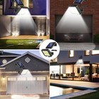 1100000lm Led Solar Street Light Security Flood Lamp Motion Sensor Outdoor Wall