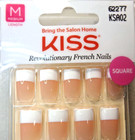 Kiss Revolutionary French  Nails Glue On Medium -square Ksa02