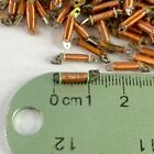 100 Wire Copper Coils Watch Parts Steampunk Altered Art Watchmaker Lot Vtg Gears