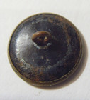 1800s Antique Gold Tone Metal Floral Motif Picture Collector Button 51754