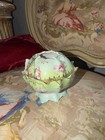 Antique Gebruder Heubach German Porcelain Hair Receiver Art Nouveau Vanity C1900