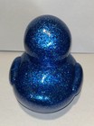 Jumbo Duckie 6  Large Sparkle Glitter Rubber Duck Blue