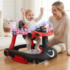 6-in-1 Foldable Baby Walker  Converts Push Car To Bouncer  Rocker With Music  Li
