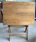 Vintage Oak And Cast Iron  Anco Bilt  Adjustable Drafting Table desk