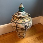 Ceramic Urn By La Artist Melvino Garretti  2004