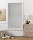 Mainstays 1 In  Cordless  Room Darkening Vinyl Blind  Gray  34 w X 64 l