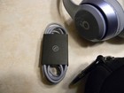 Beats Solo- By Dr  Dre Wired On Ear Headphones Blue gray W  Cable And Soft Case