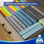 Microfiber Cleaning Cloth For Kitchen  Household   Car Cleaning  Pack Of 12  Siz